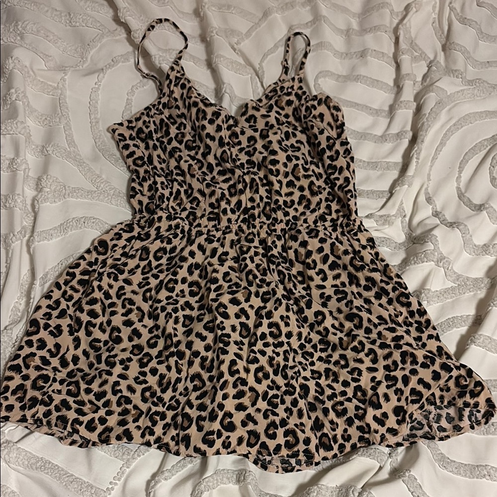 Cheetah print romper